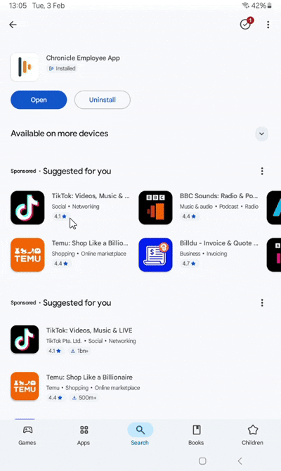 Updating to the new Chronicle Mobile App - Kiosk Mode – Chronicle Computing